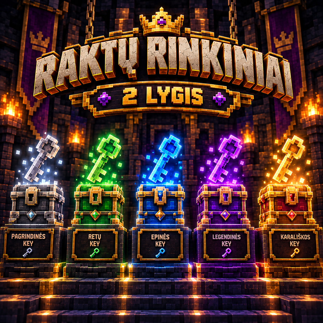 Raktų rinkinys lvl. 2
