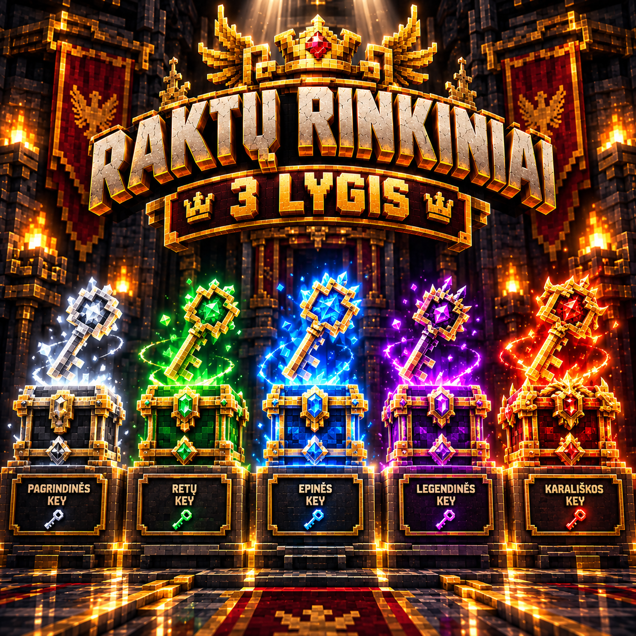 Raktų rinkinys lvl. 3
